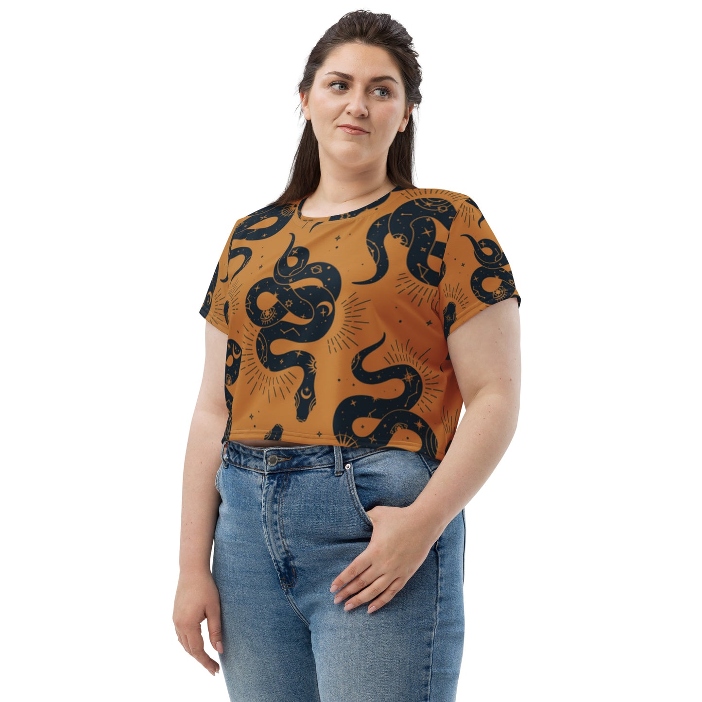 SUPA All-Over Print Crop Tee