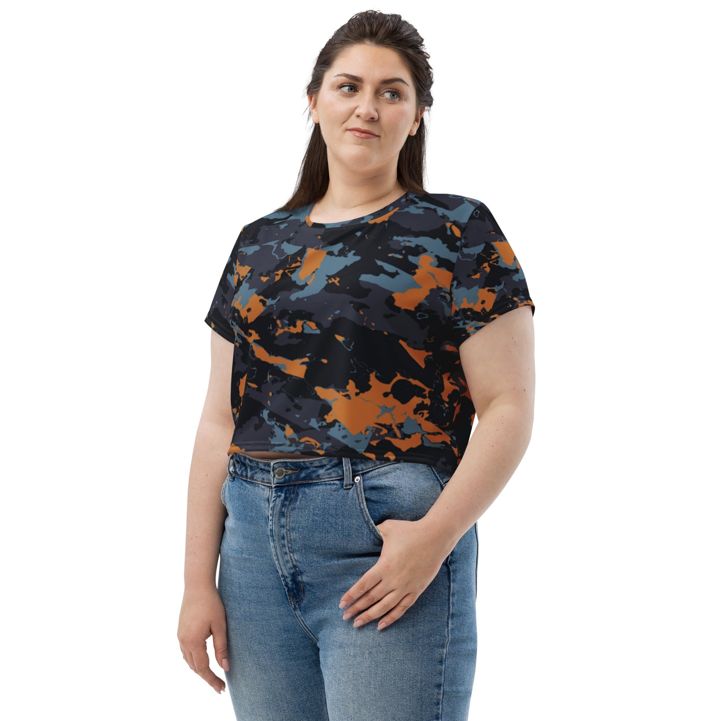 SUPA All-Over Print Crop Tee