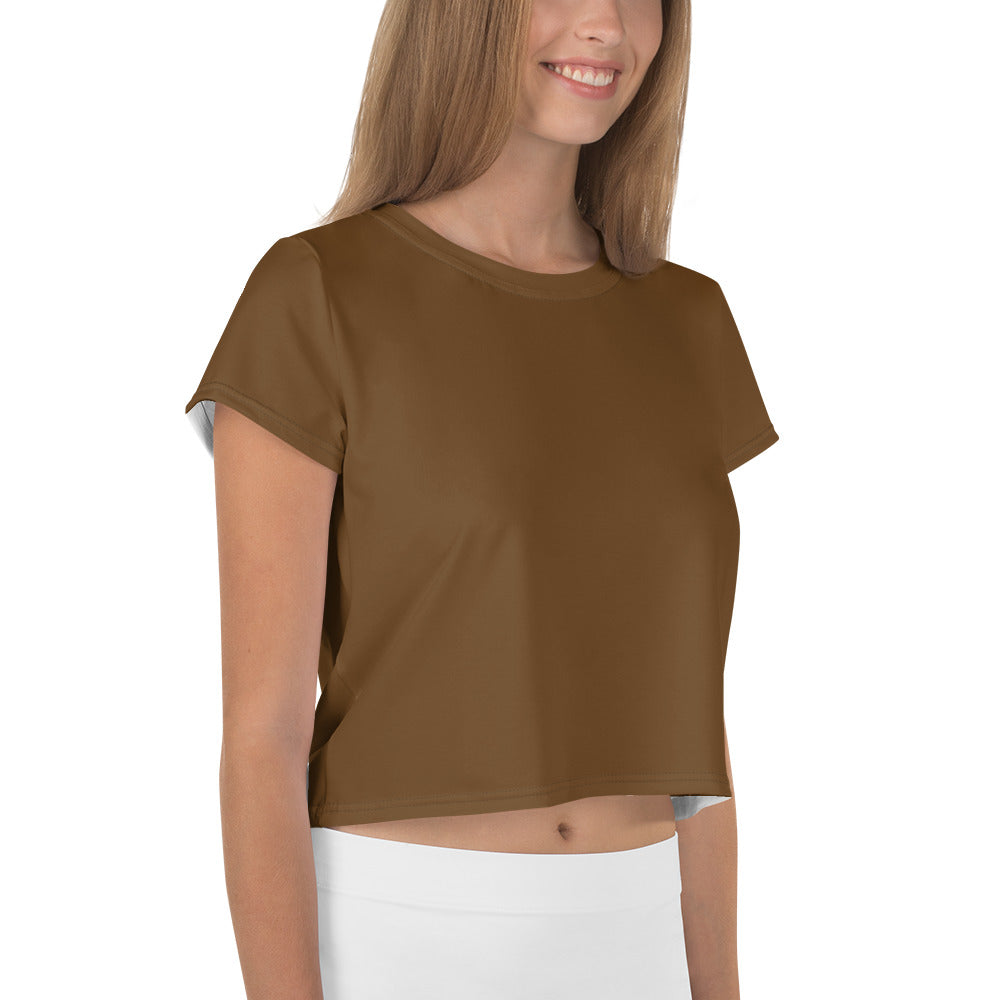 Voyea All-Over Print Crop Tee