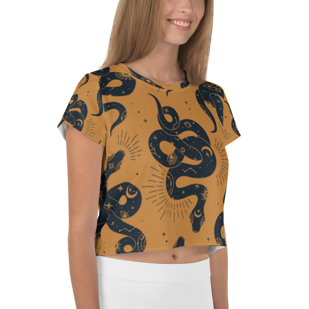 SUPA All-Over Print Crop Tee