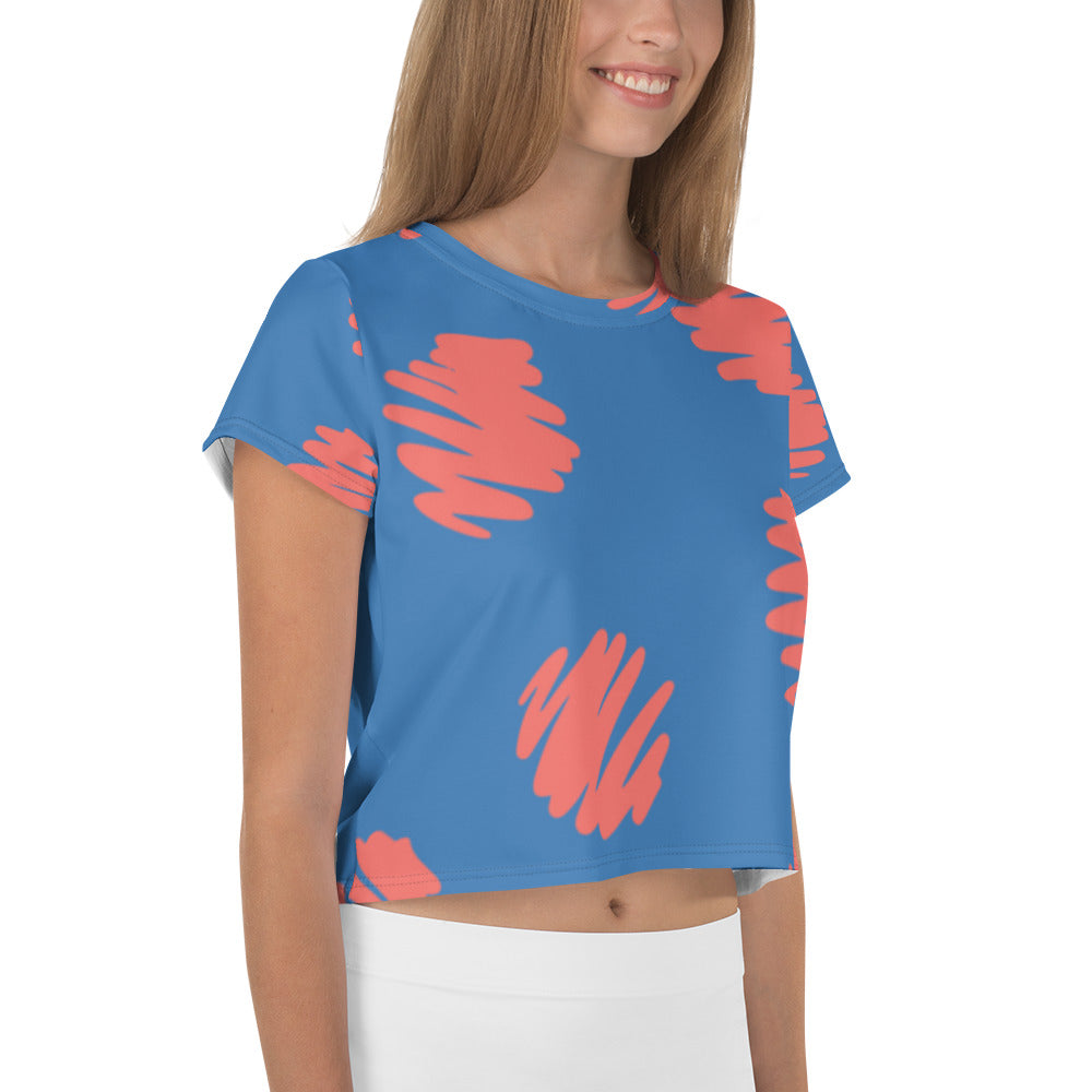 SUPA All-Over Print Crop Tee