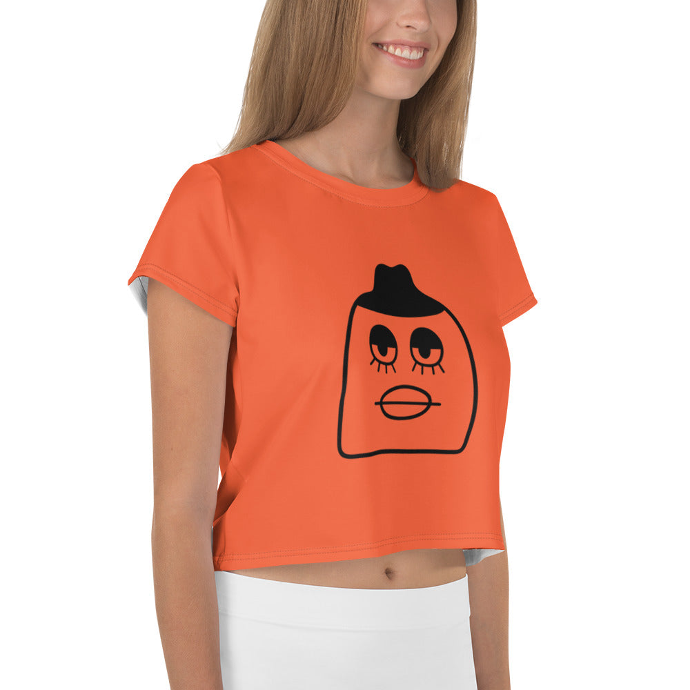 SUPA All-Over Print Crop Tee