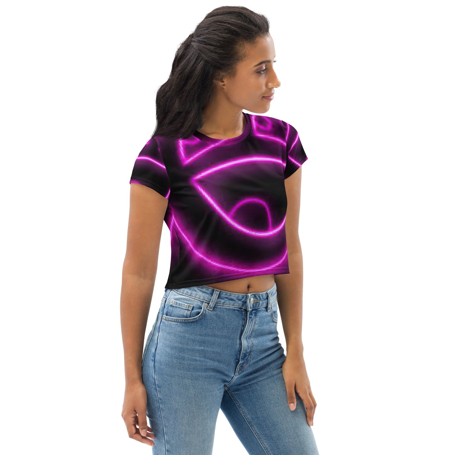 SUPA All-Over Print Crop Tee
