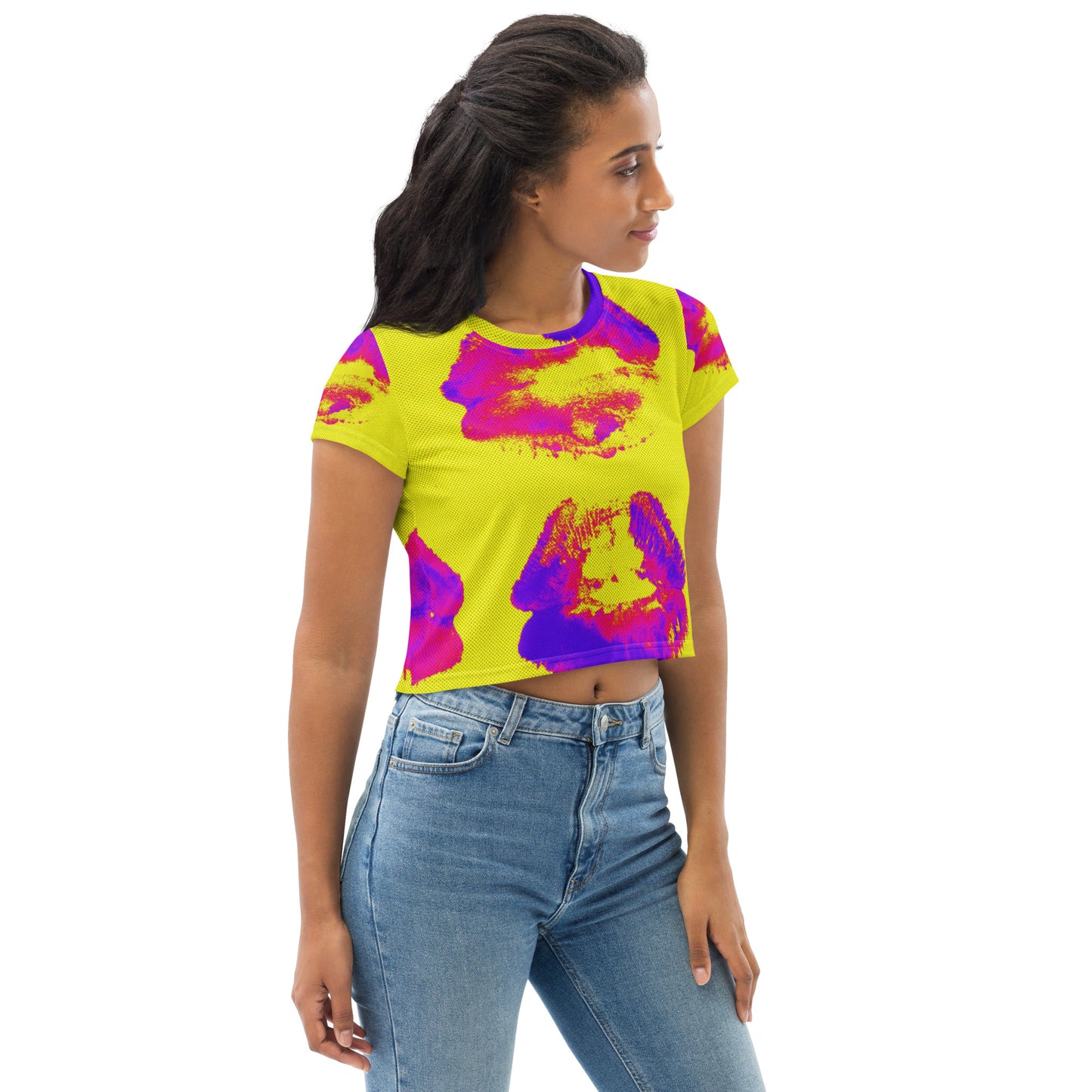SUPA All-Over Print Crop Tee