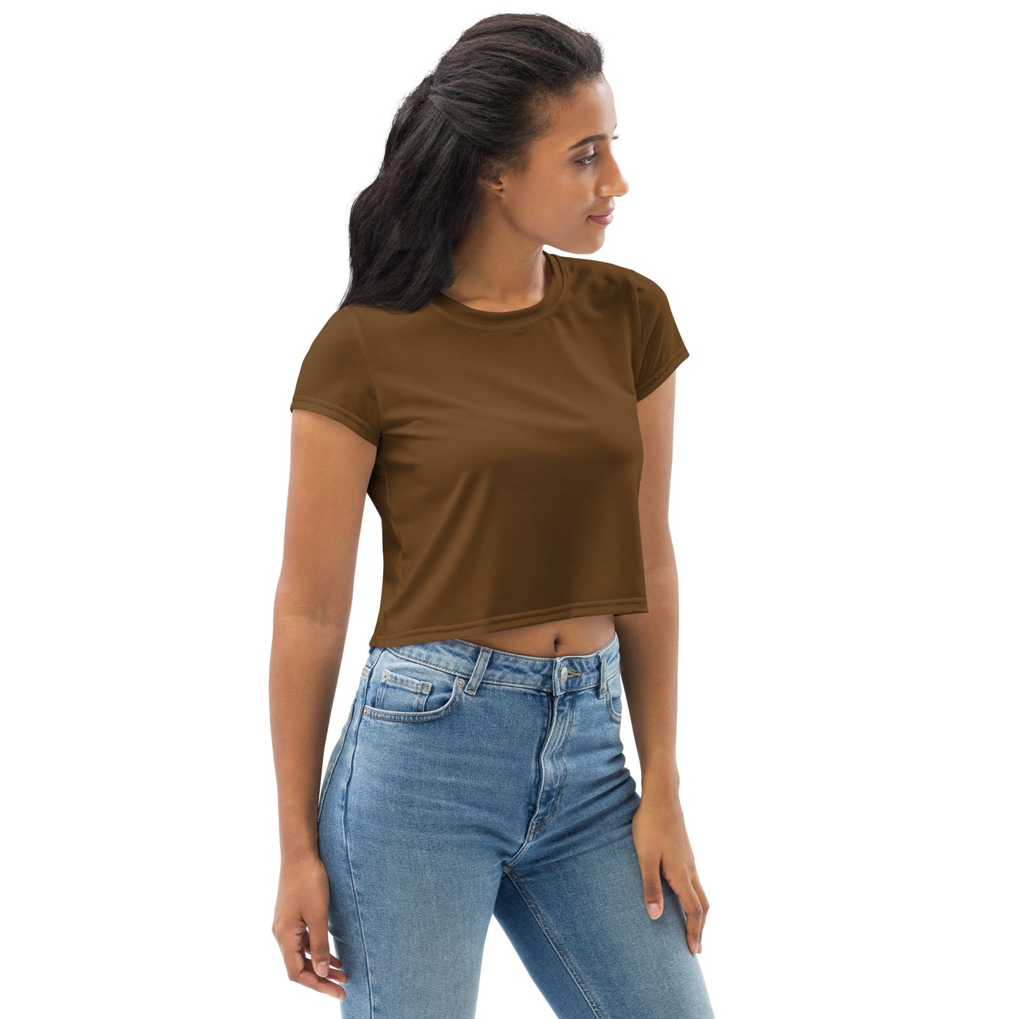 Voyea All-Over Print Crop Tee