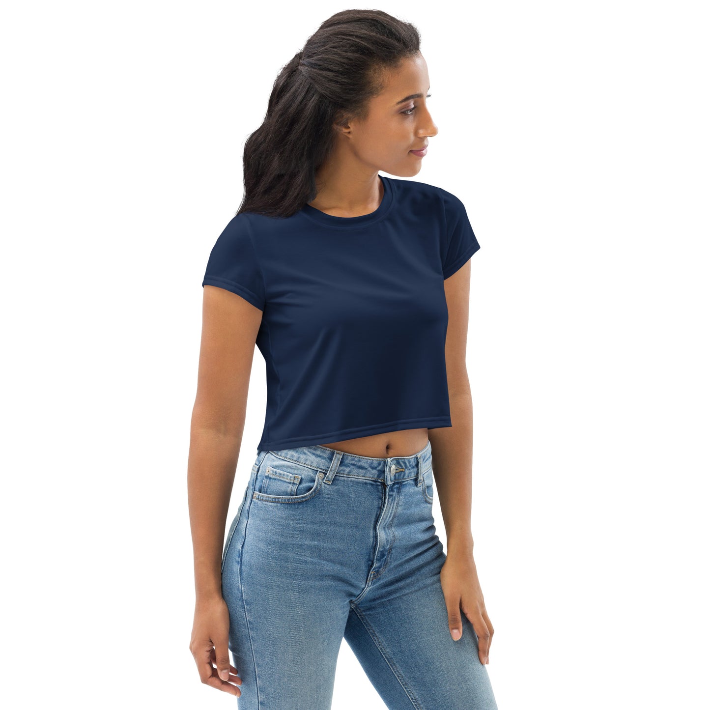Voyea All-Over Print Crop Tee