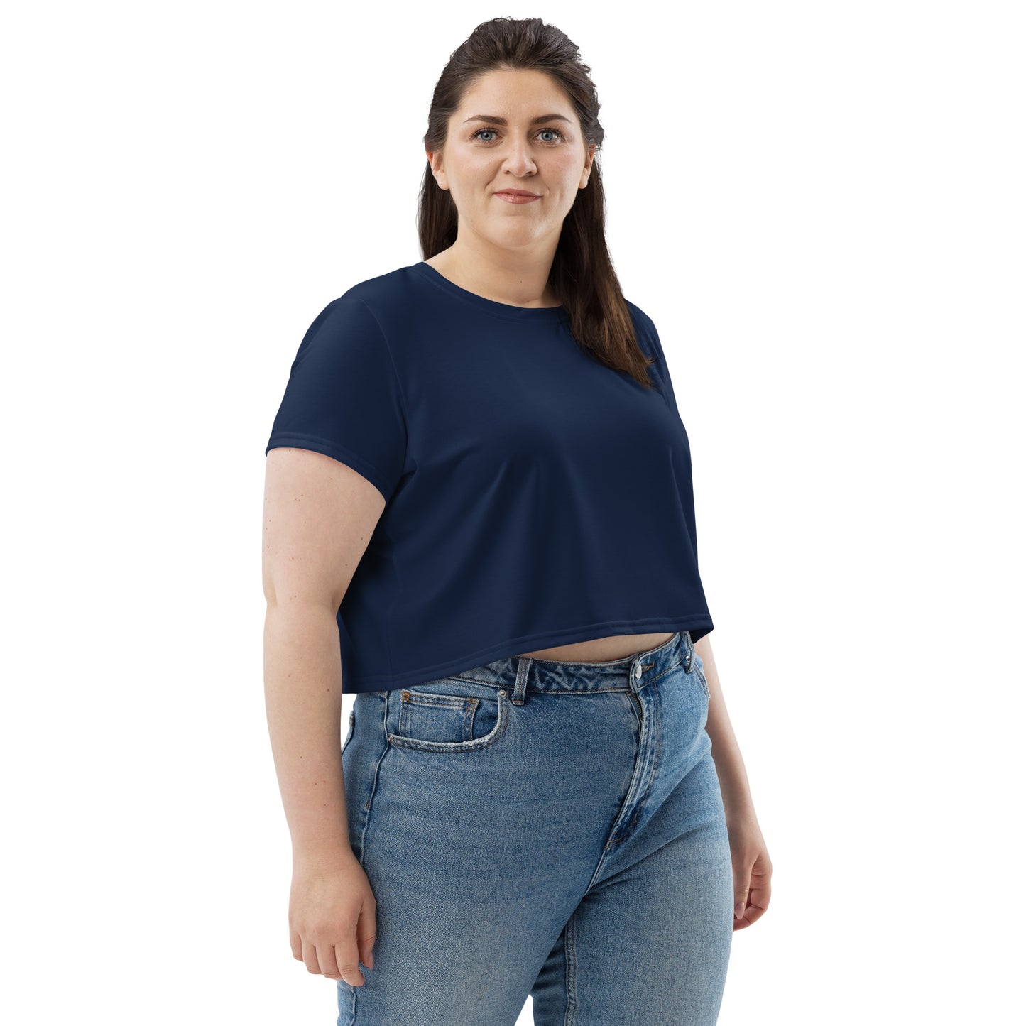 Voyea All-Over Print Crop Tee
