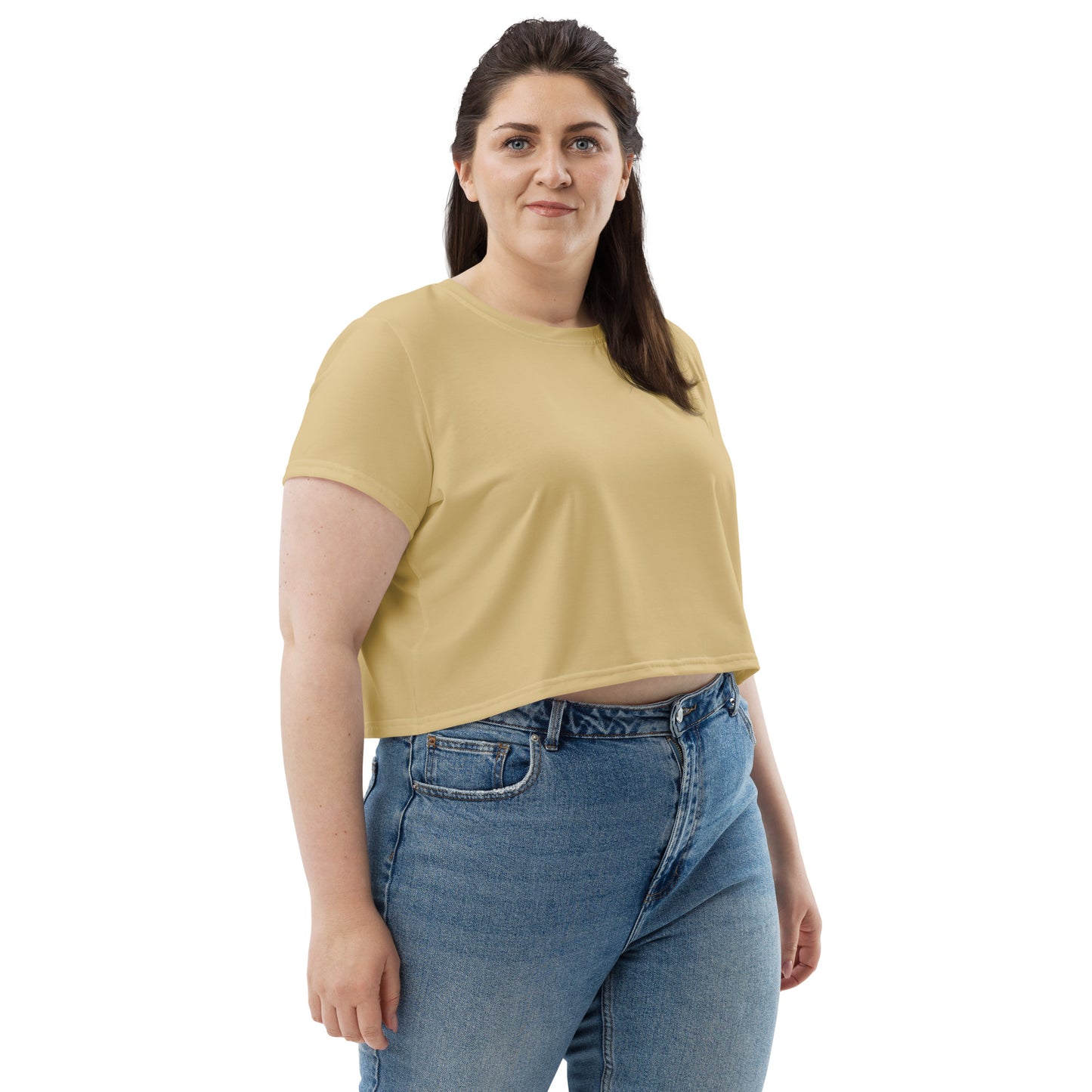 Voyea nAll-Over Print Crop Tee