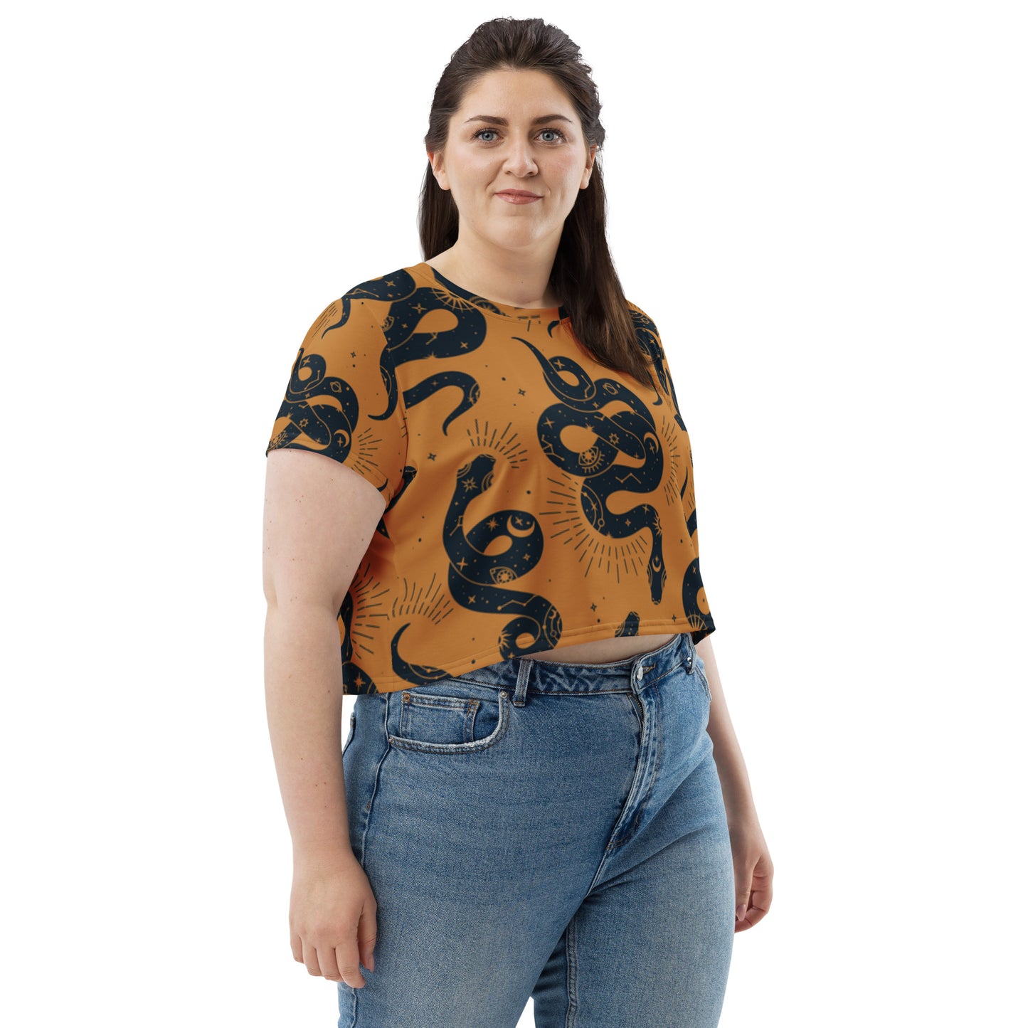 SUPA All-Over Print Crop Tee
