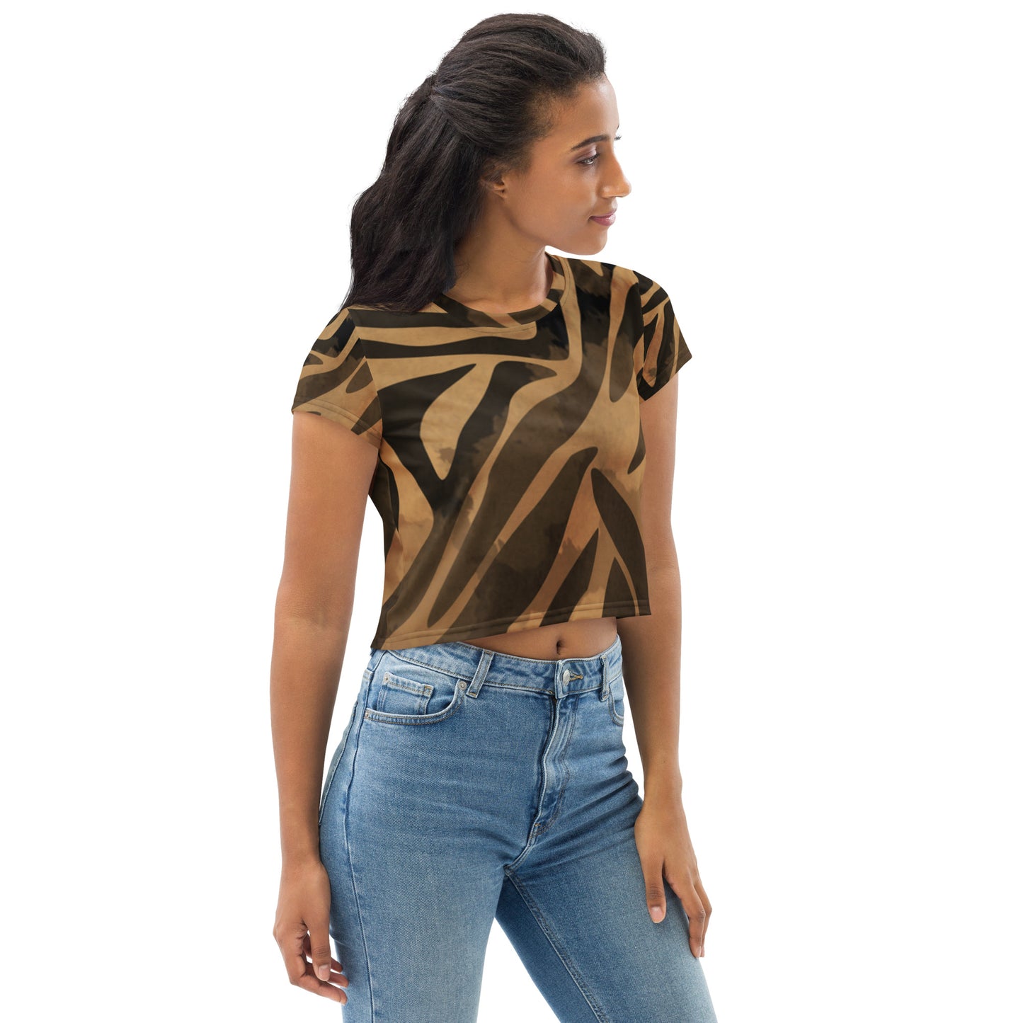 SUPA All-Over Print Crop Tee