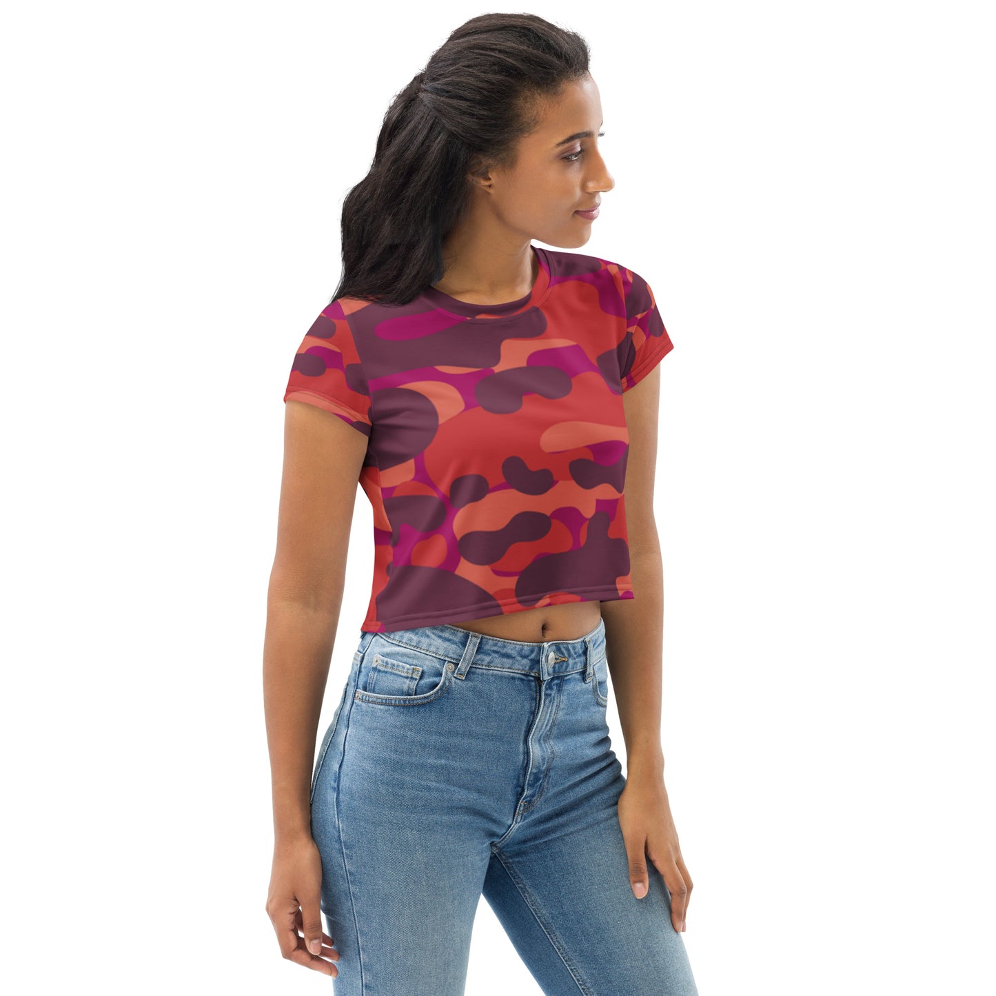 SUPA All-Over Print Crop Tee