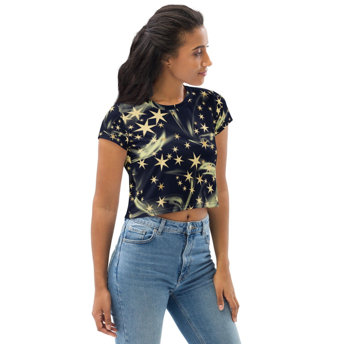SUPA All-Over Print Crop Tee
