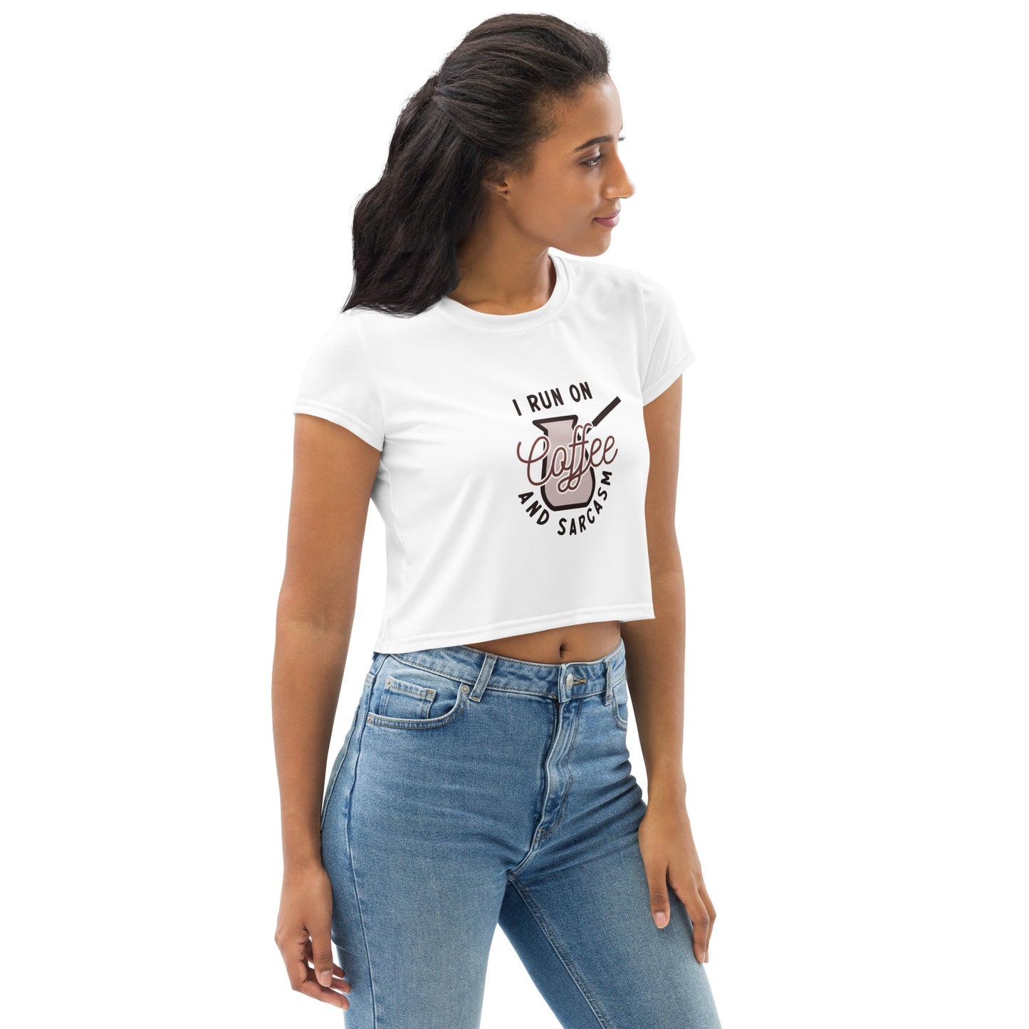 All-Over Print Crop Tee