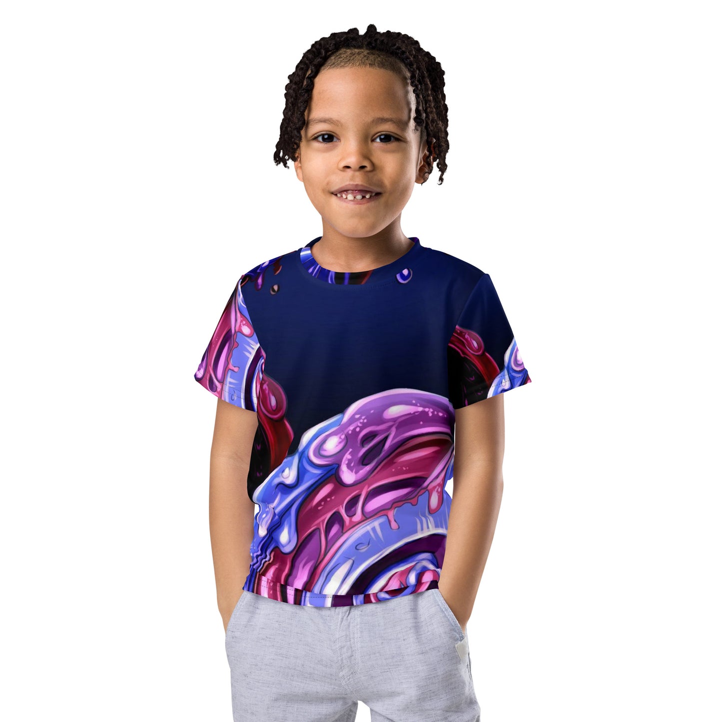 supa Kids crew neck t-shirt