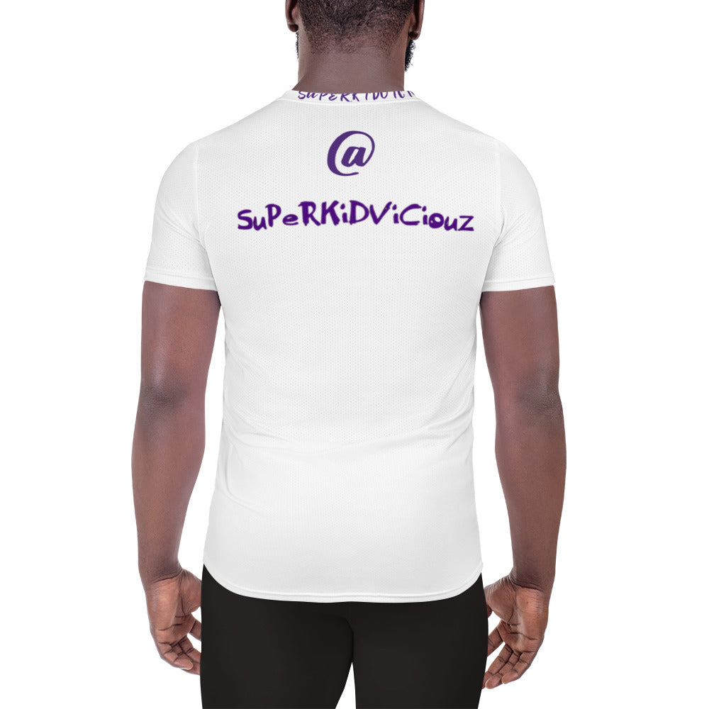 SUPAERKIDVICIOUZ All-Over Print Men's Athletic T-shirt