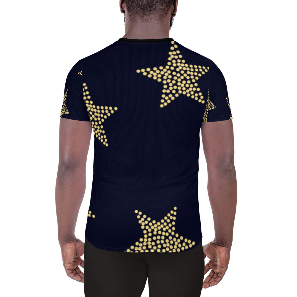 superstar All-Over Print Men's Athletic T-shirt