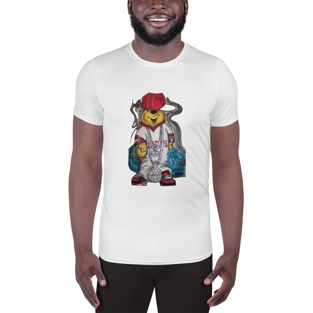 SUPA BEAR All-Over Print Men's Athletic T-shirt