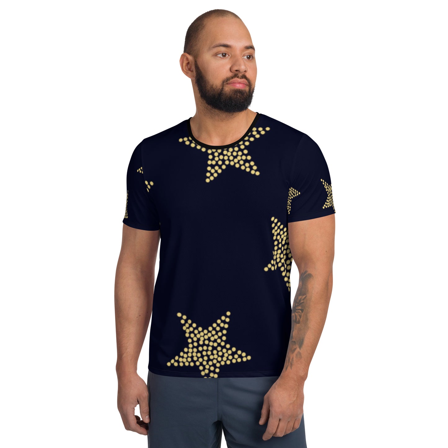 superstar All-Over Print Men's Athletic T-shirt