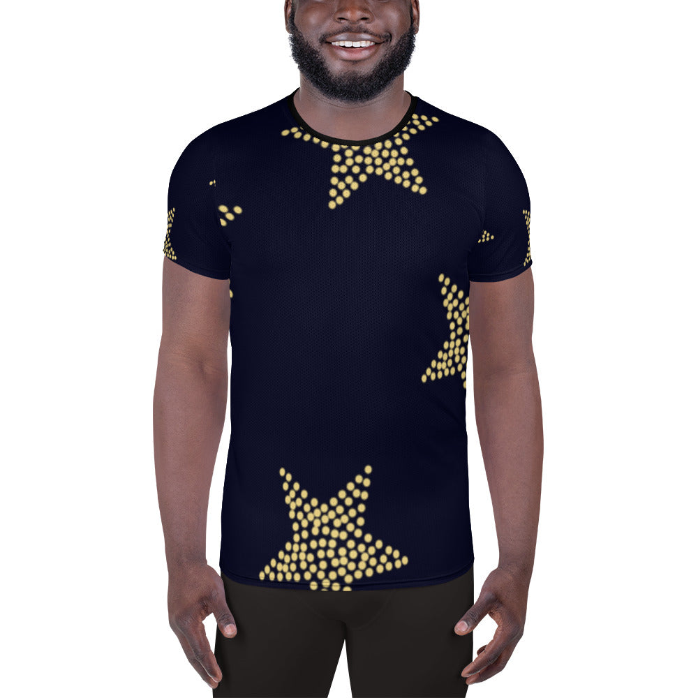 superstar All-Over Print Men's Athletic T-shirt