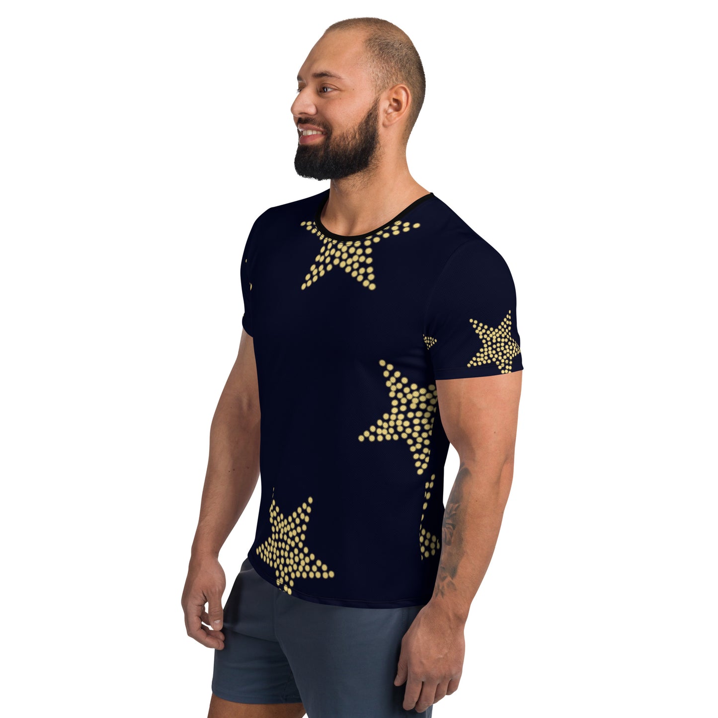 superstar All-Over Print Men's Athletic T-shirt