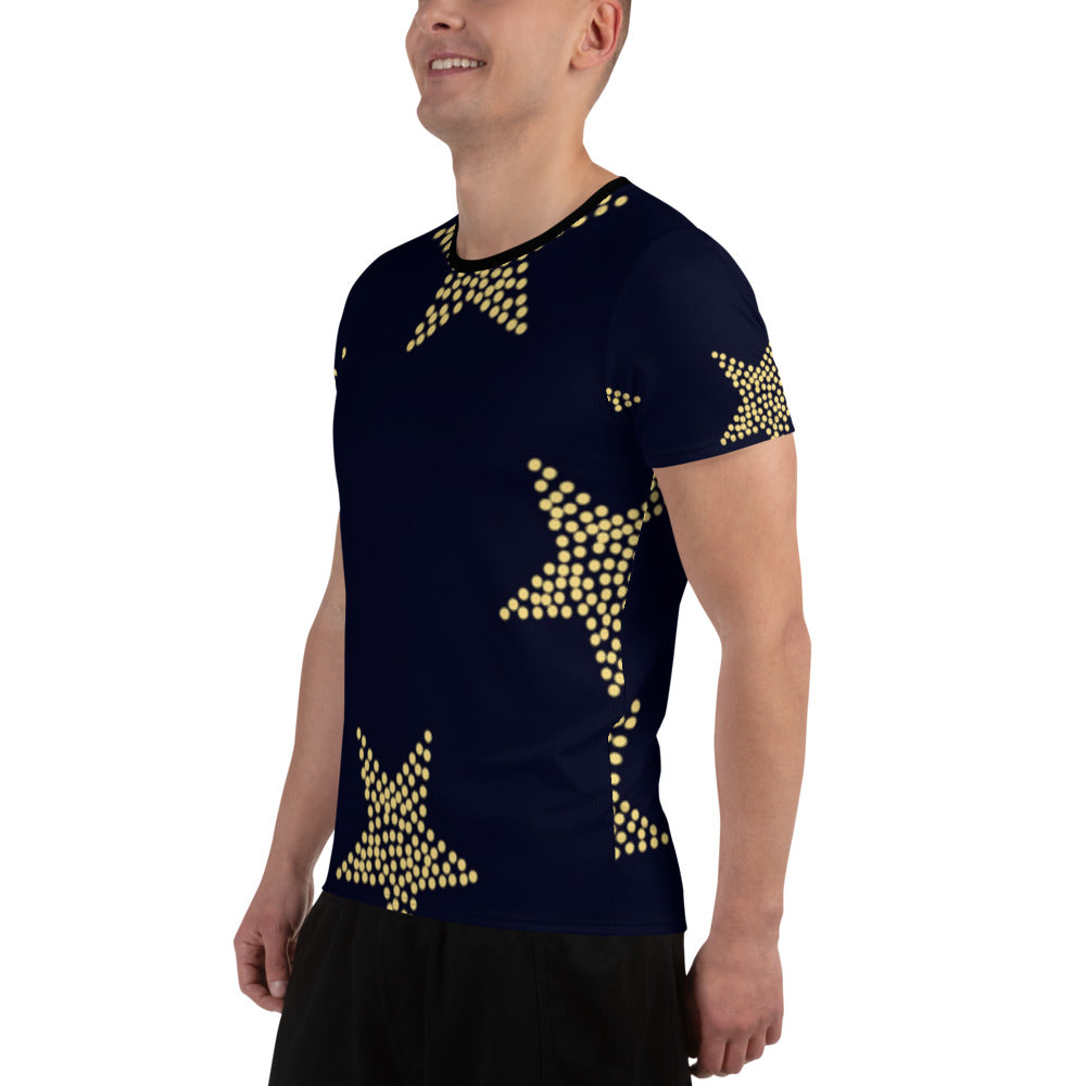 superstar All-Over Print Men's Athletic T-shirt