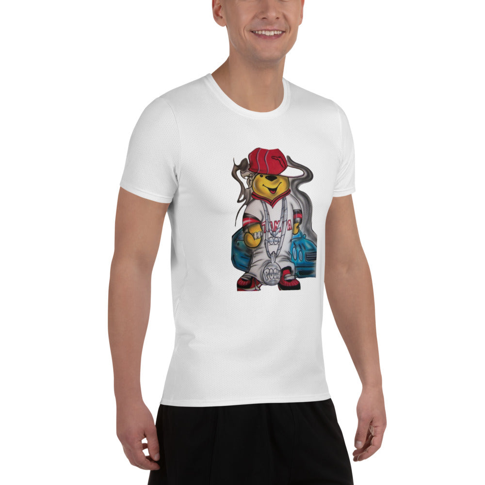 SUPA BEAR All-Over Print Men's Athletic T-shirt