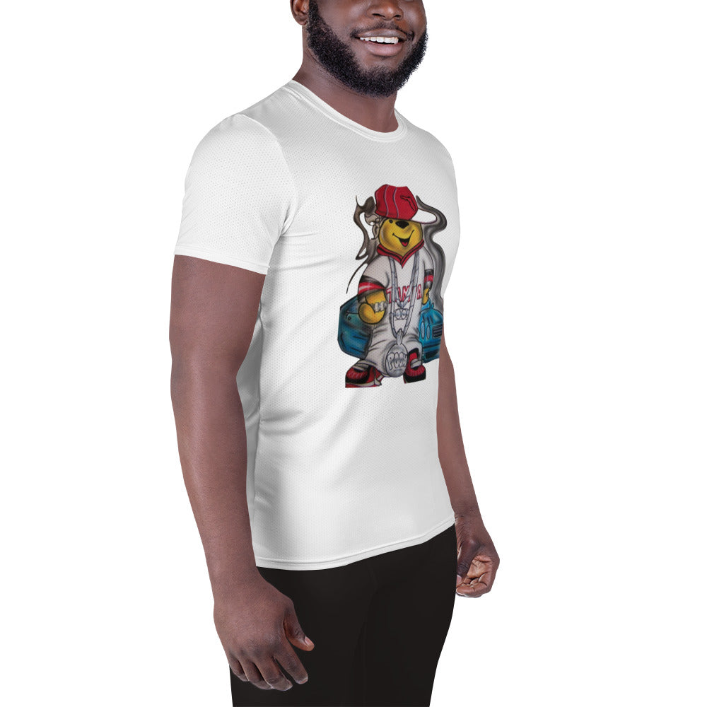 SUPA BEAR All-Over Print Men's Athletic T-shirt