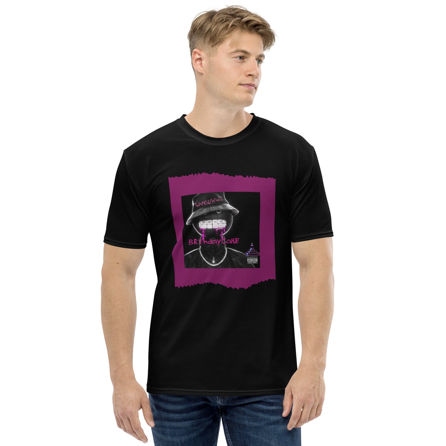 SUPA BIRTHDAY CAKE Men's t-shirt