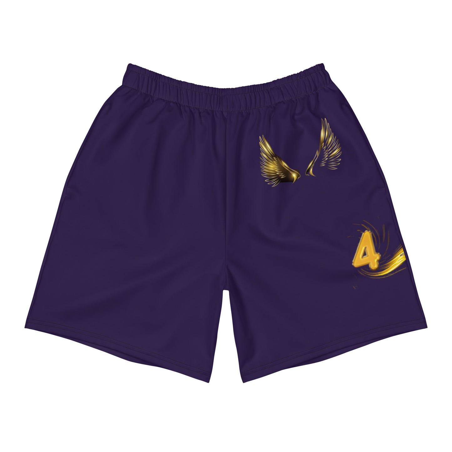 supa purple and gold Israelites Men's Recycled Athletic Shorts