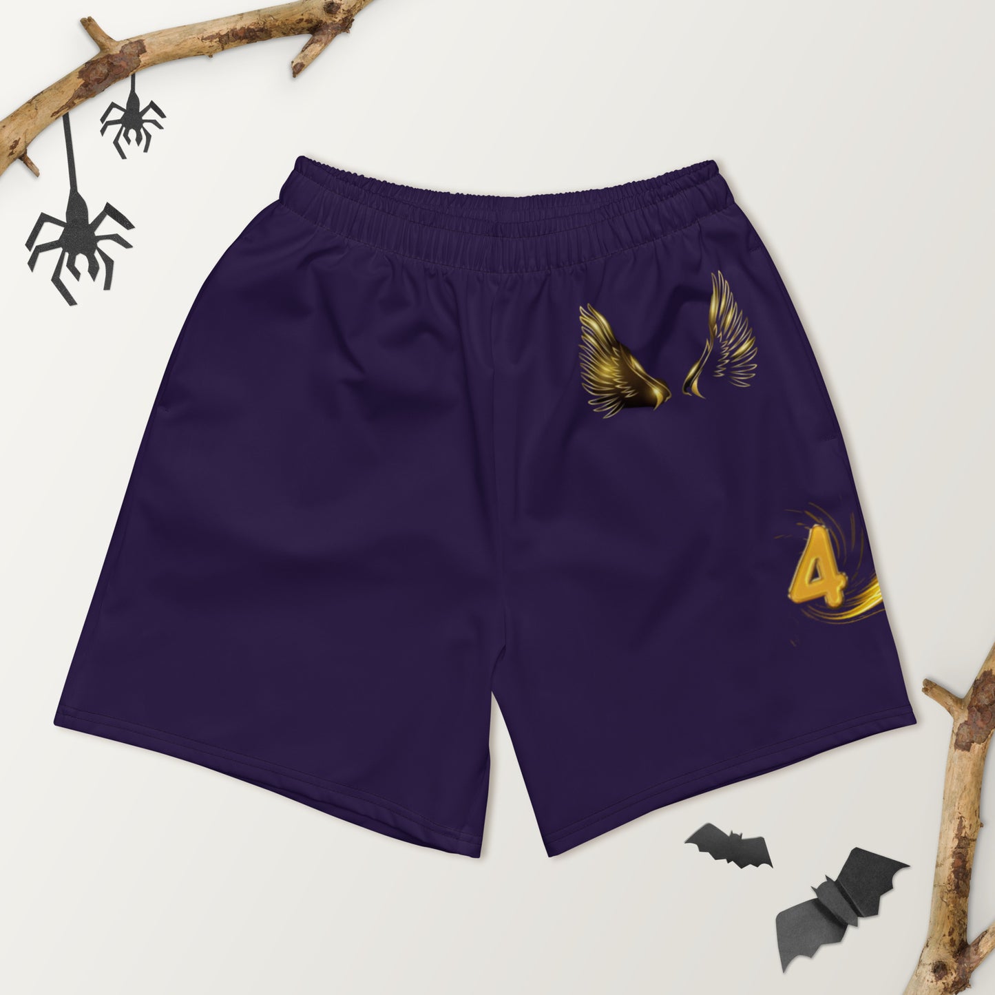 supa purple and gold Israelites Men's Recycled Athletic Shorts