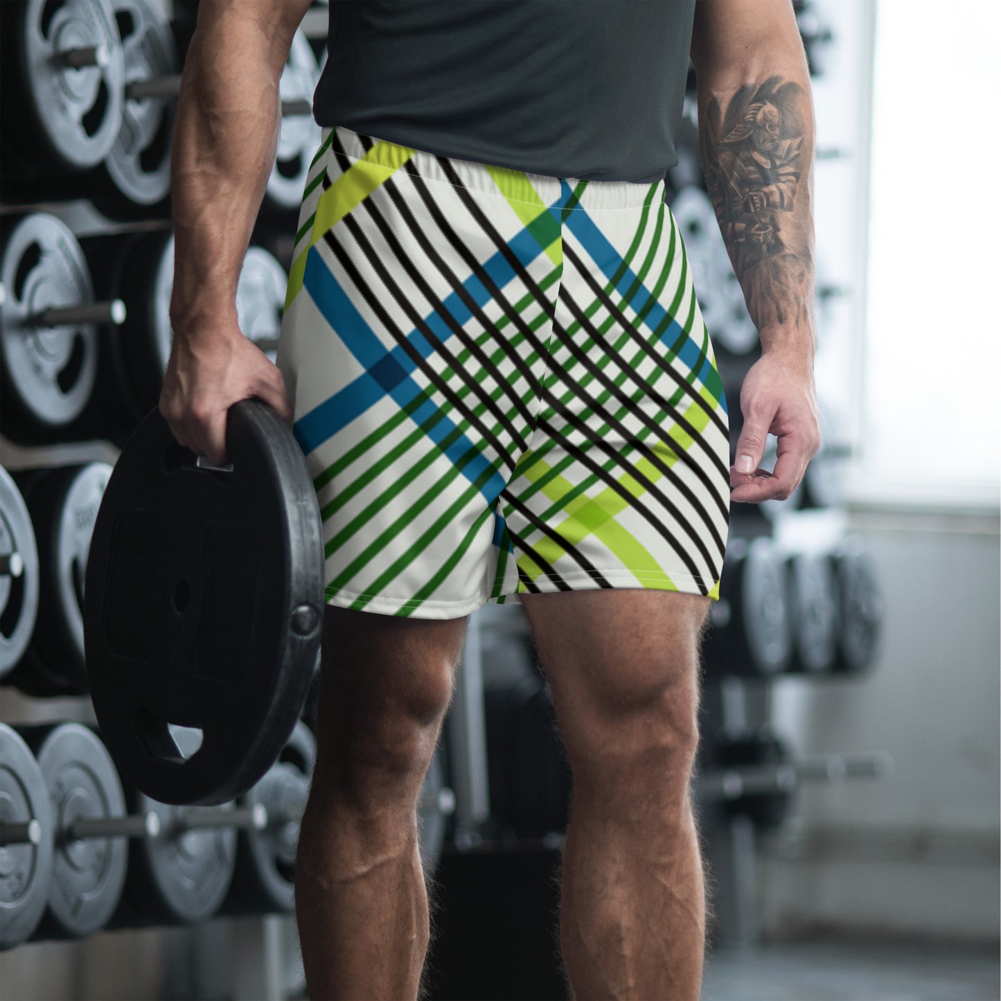 SUPADRESSIE Men's Recycled Athletic Shorts