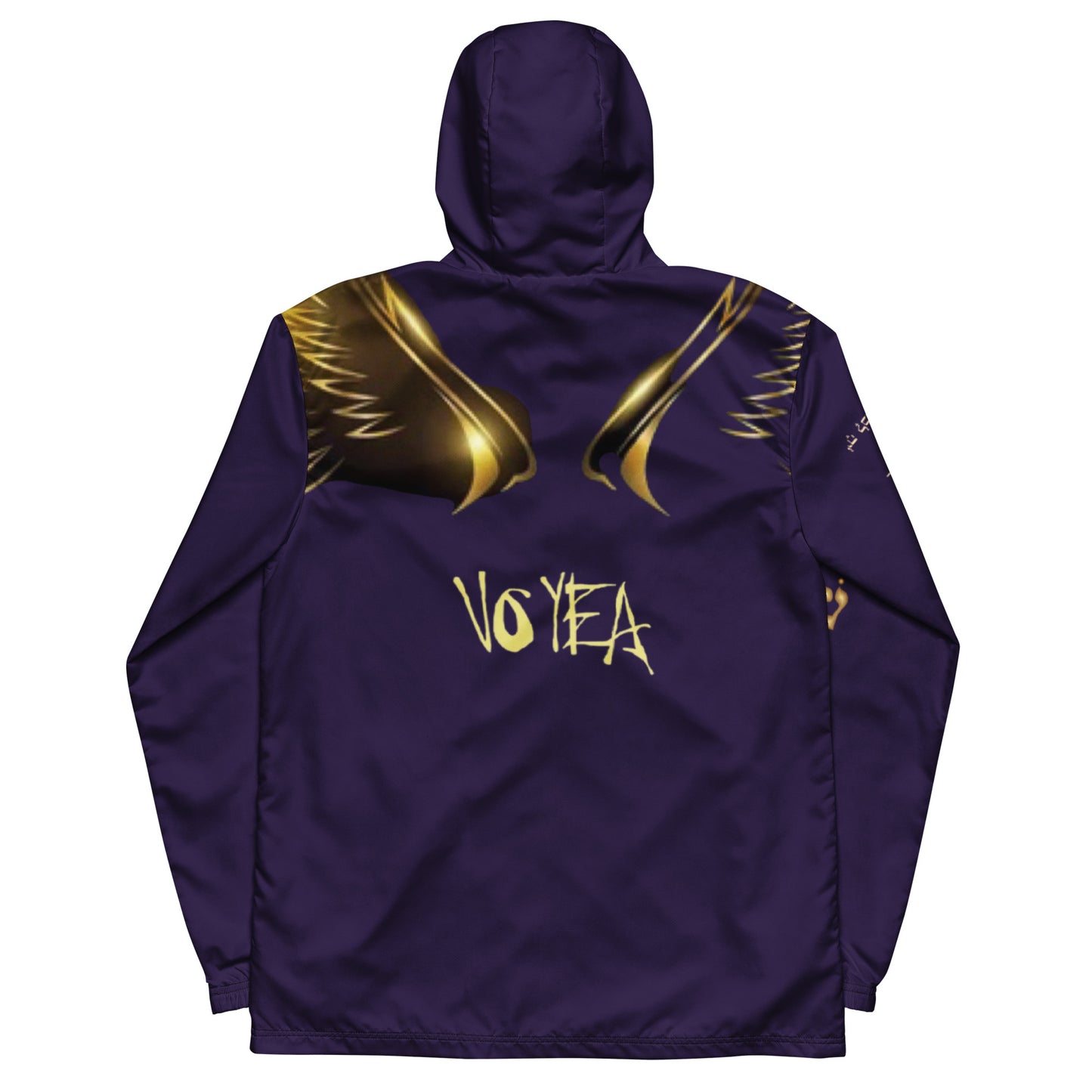 supa purple and gold Israelite Men’s windbreaker