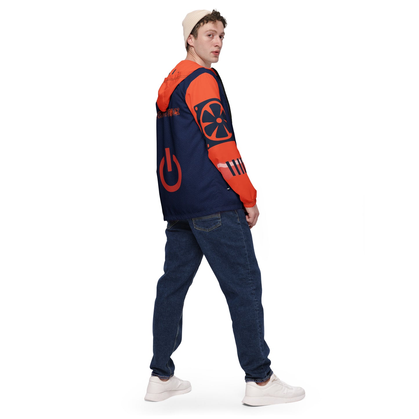 SUPA ORANGE Men’s windbreaker