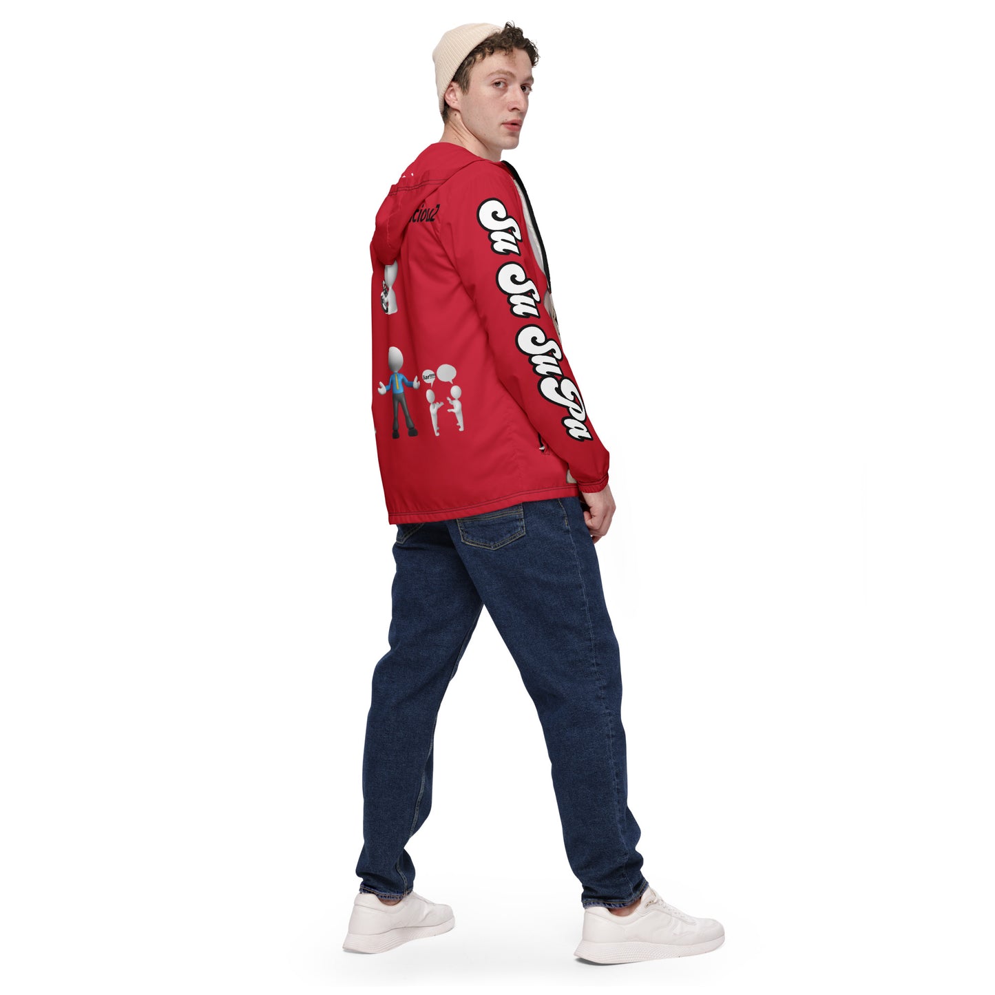 SupER Red Men’s windbreaker