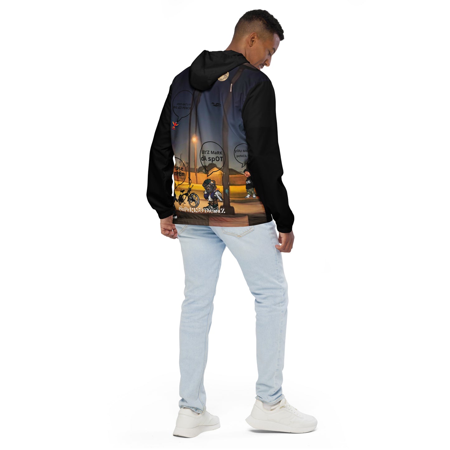 SuPeRKiDViCiouZ Men’s windbreaker