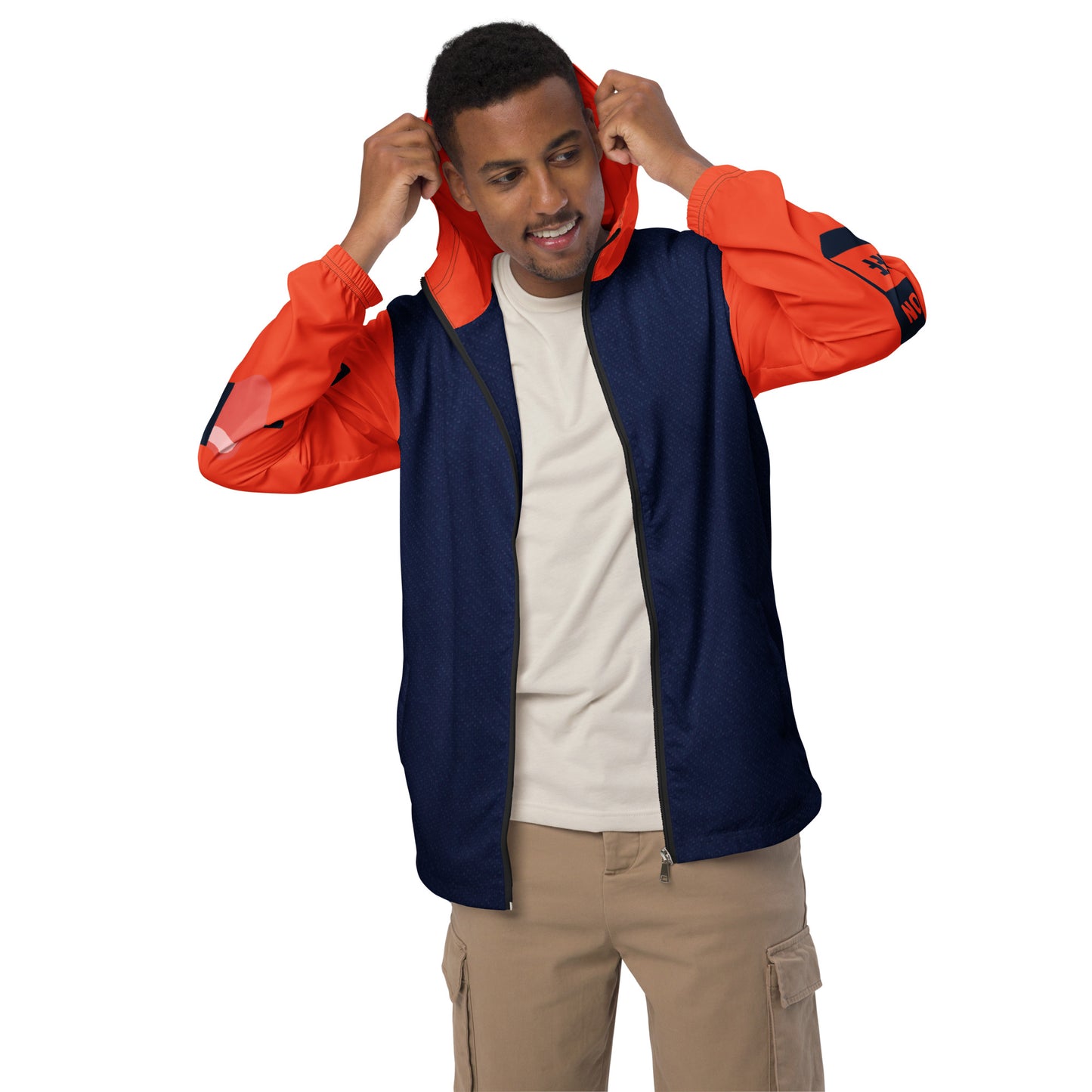 SUPA ORANGE Men’s windbreaker