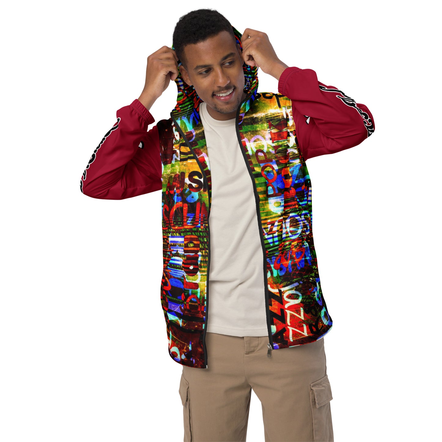 SUPA RED Men’s windbreaker