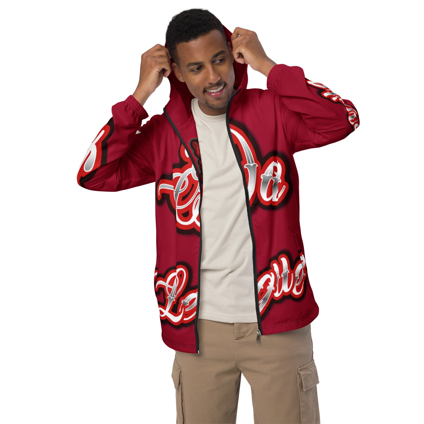 da league red Men’s windbreaker