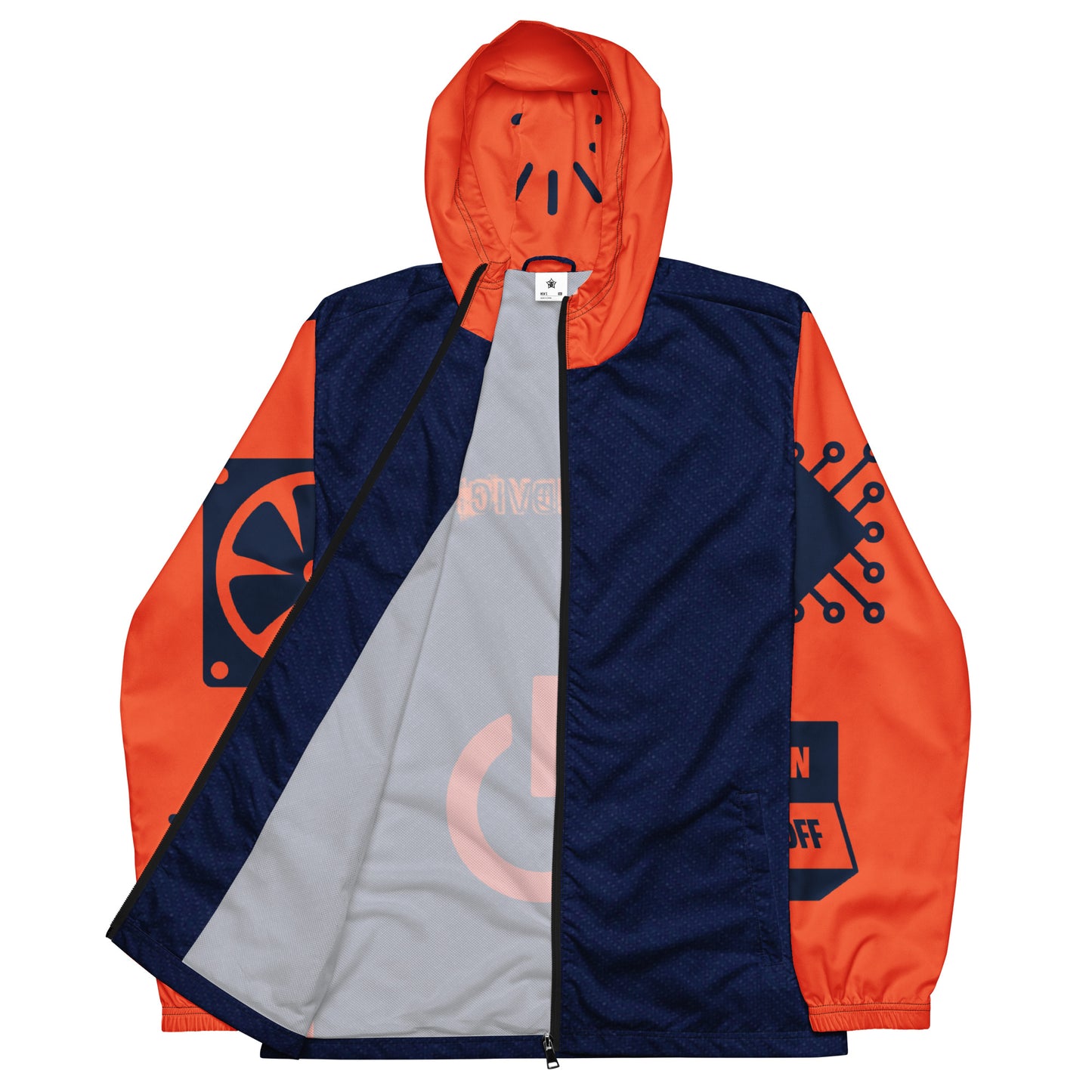 SUPA ORANGE Men’s windbreaker