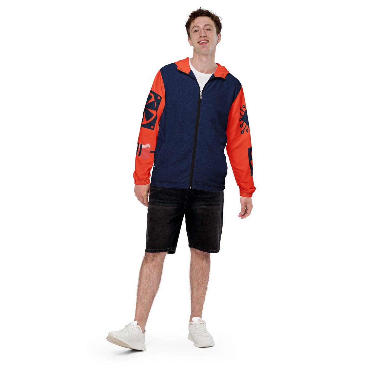 SUPA ORANGE Men’s windbreaker