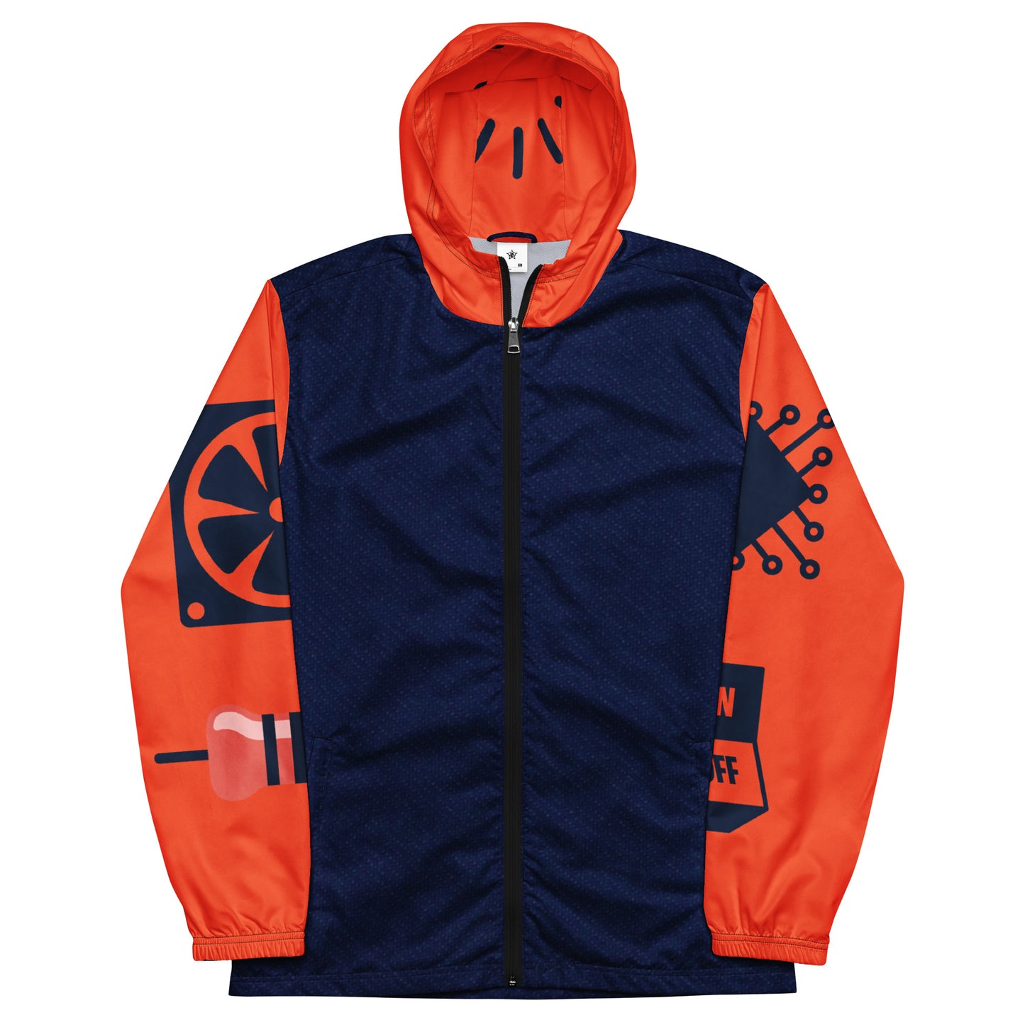 SUPA ORANGE Men’s windbreaker
