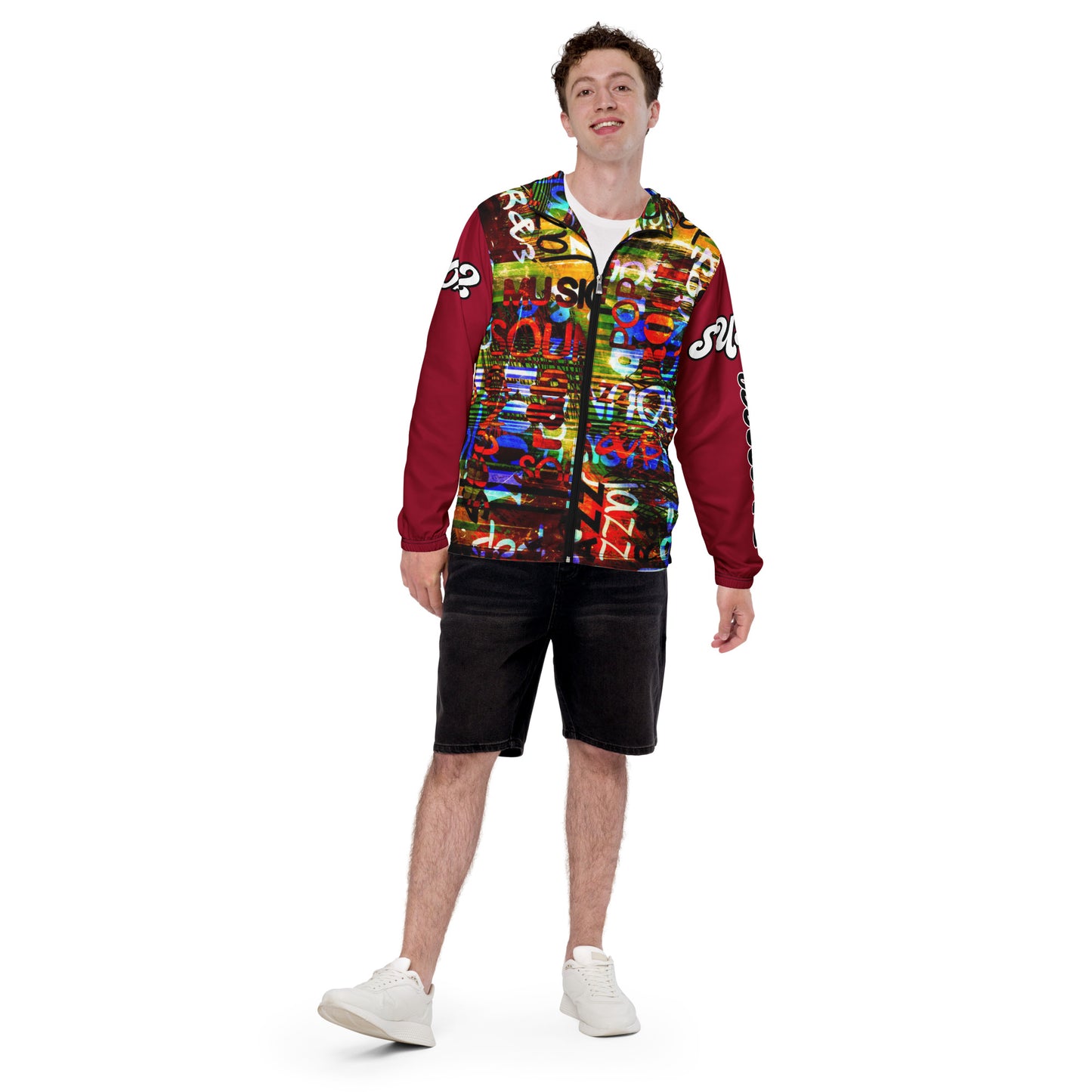 SUPA RED Men’s windbreaker