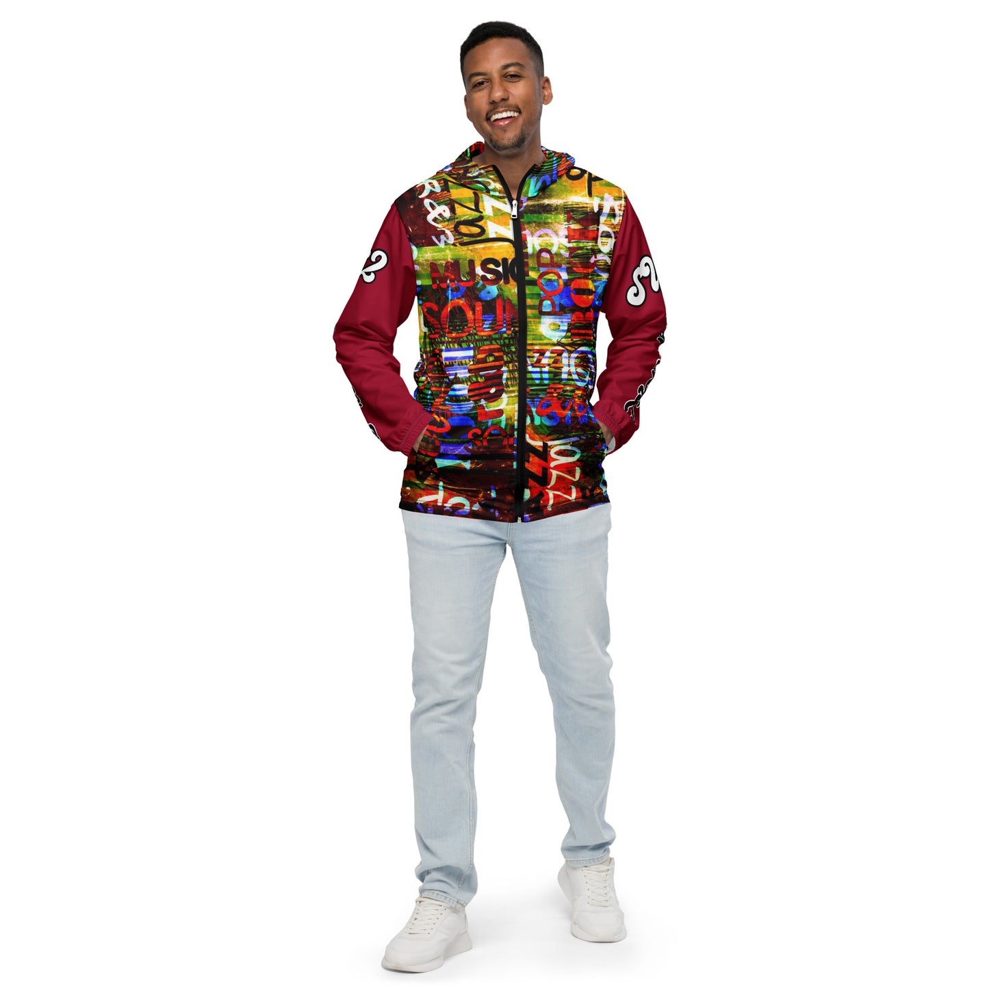 SUPA RED Men’s windbreaker