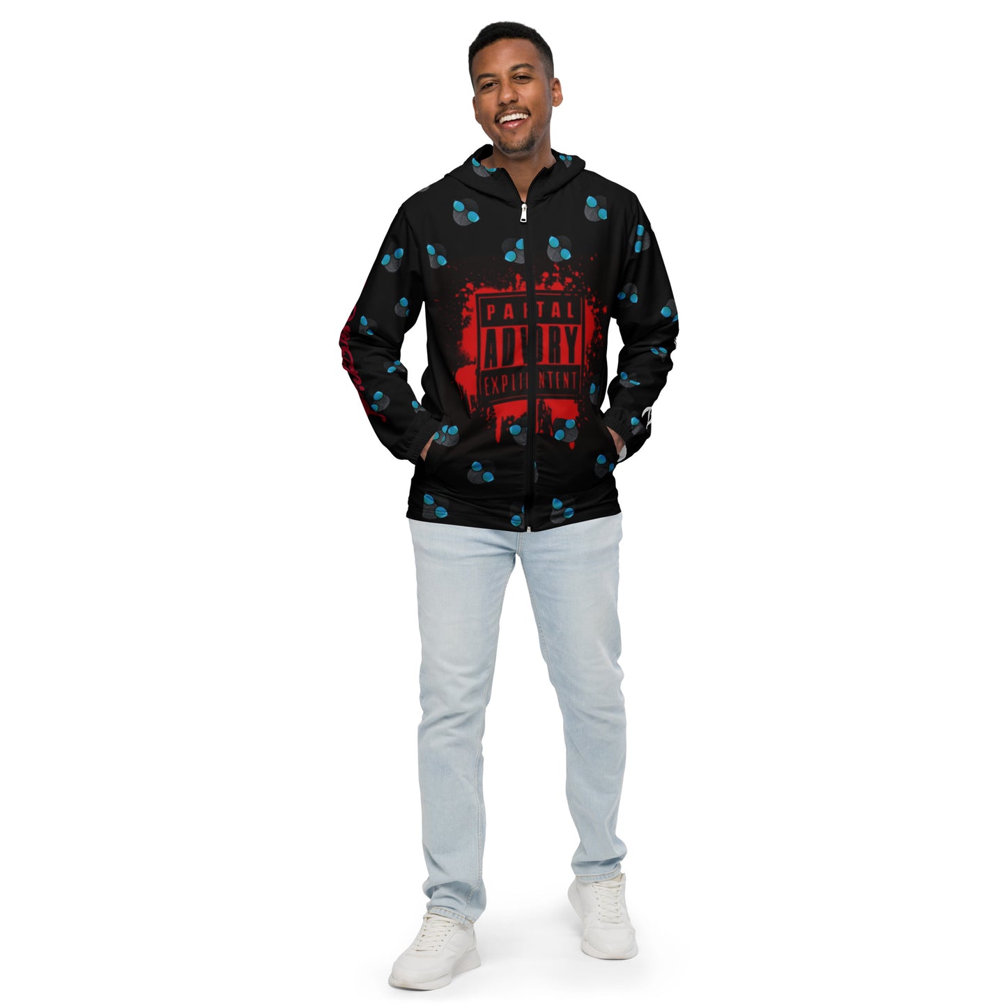 SuPeR Red lyriC Men’s windbreaker