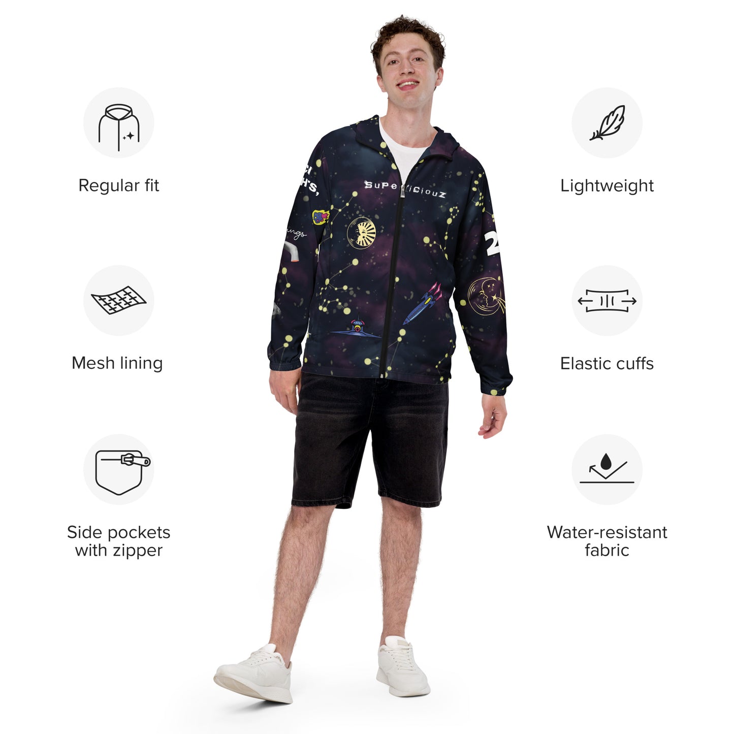 supa space Men’s windbreaker