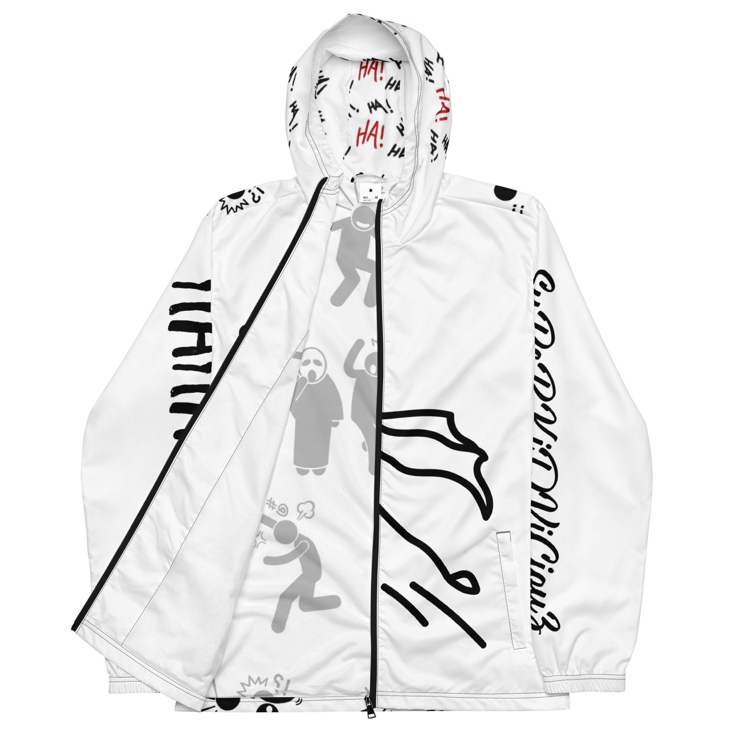 SupEr ahahaha stick Men’s windbreaker