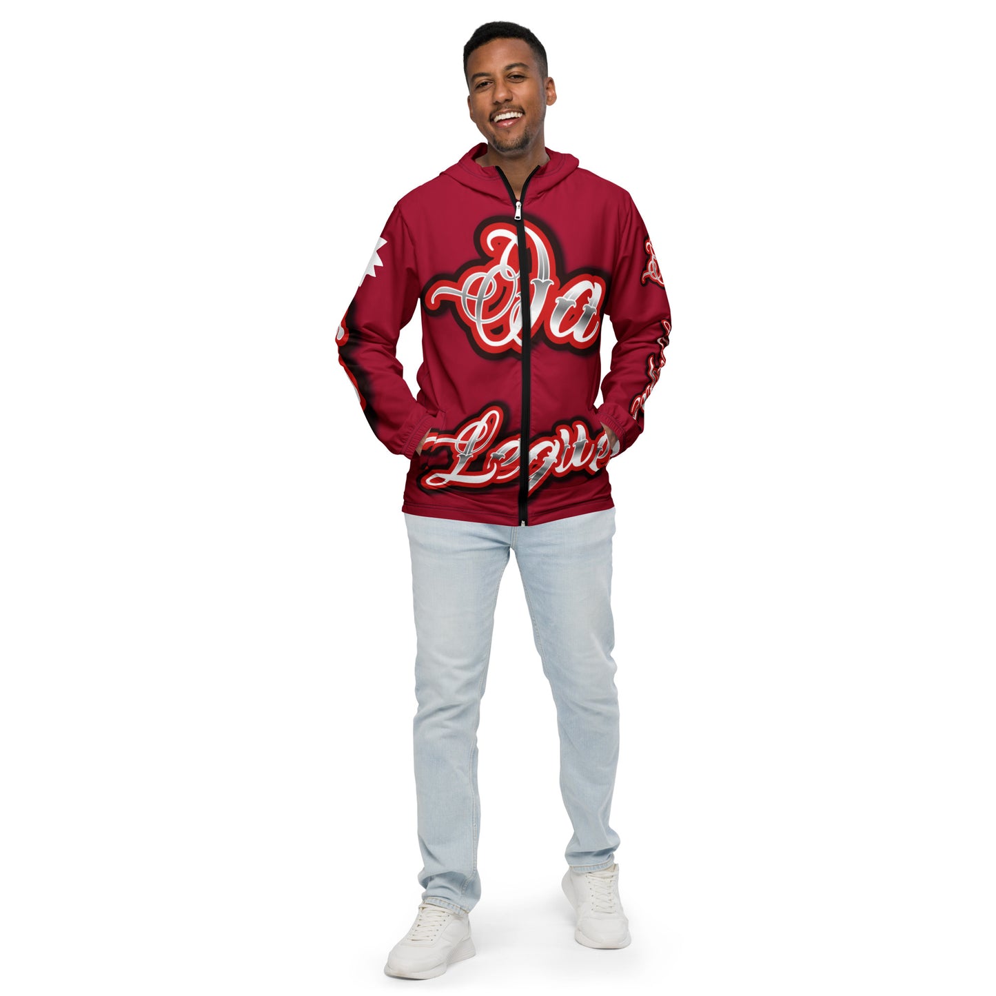 da league red Men’s windbreaker