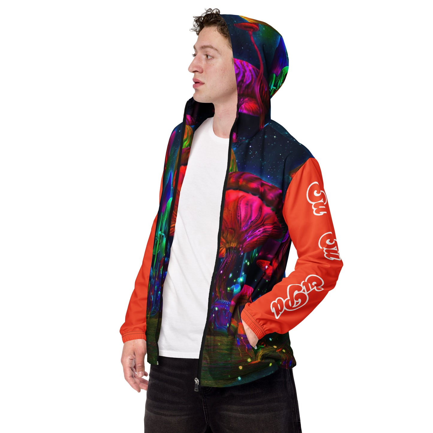 SuPeR OraNGe Men’s windbreaker