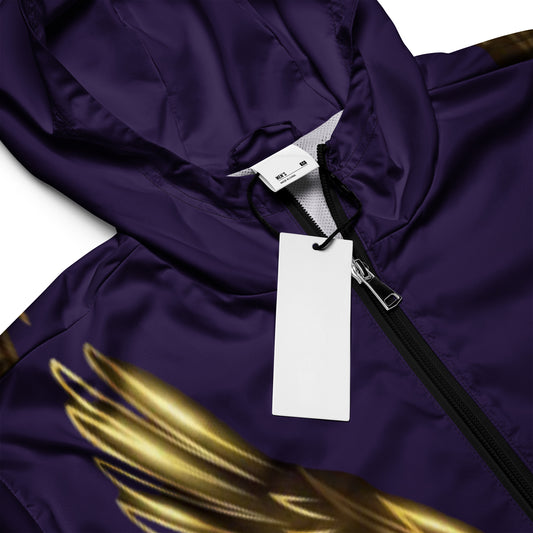 supa purple and gold Israelite Men’s windbreaker