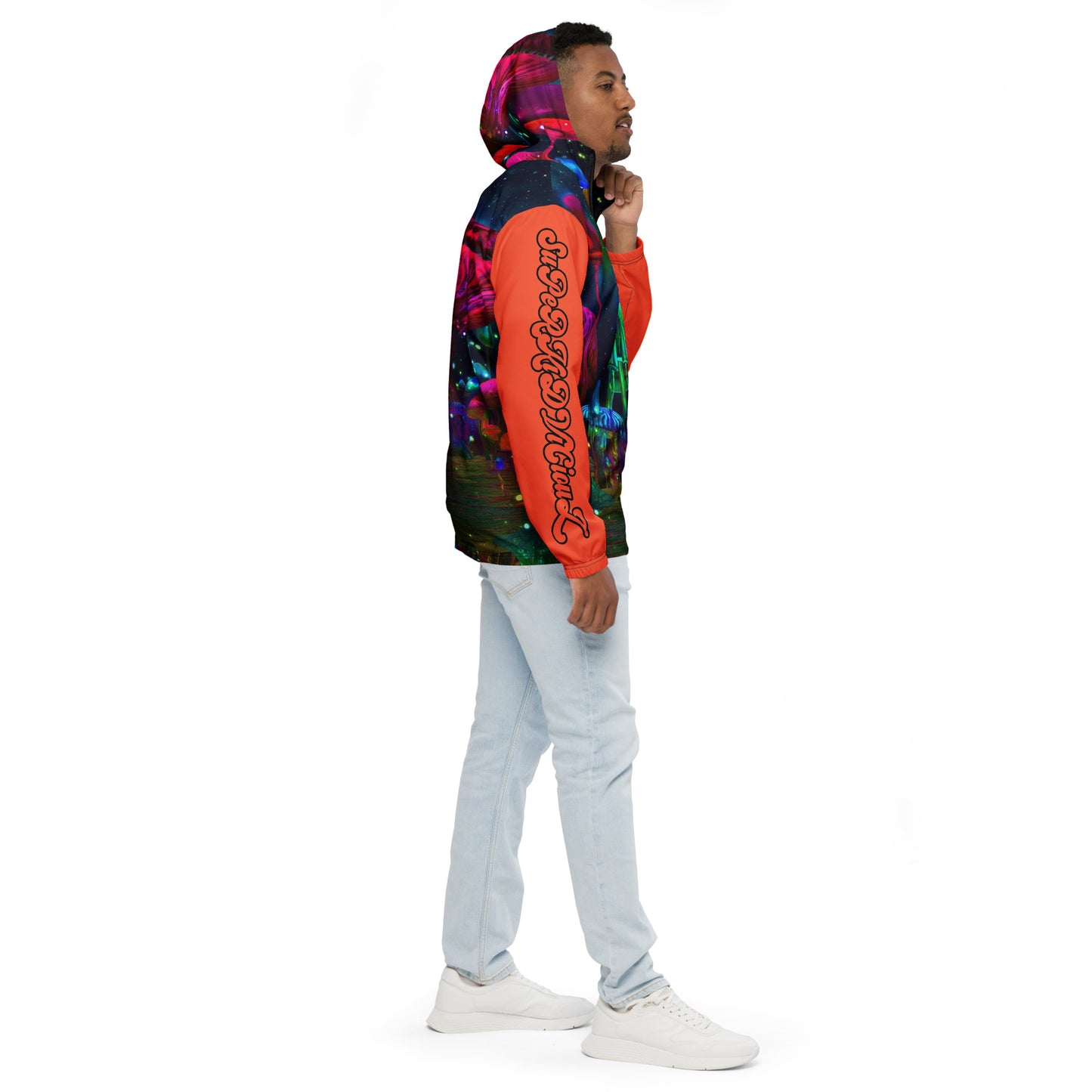 SuPeR OraNGe Men’s windbreaker